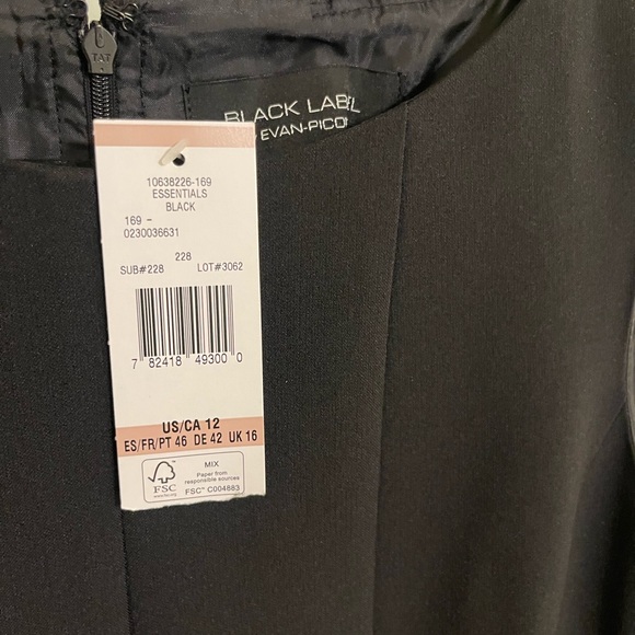 Black Label Elegant Black Dress - Picture 6 of 7